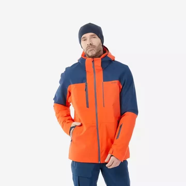 Куртка горнолыжная мужская оранжевая Wedze 700