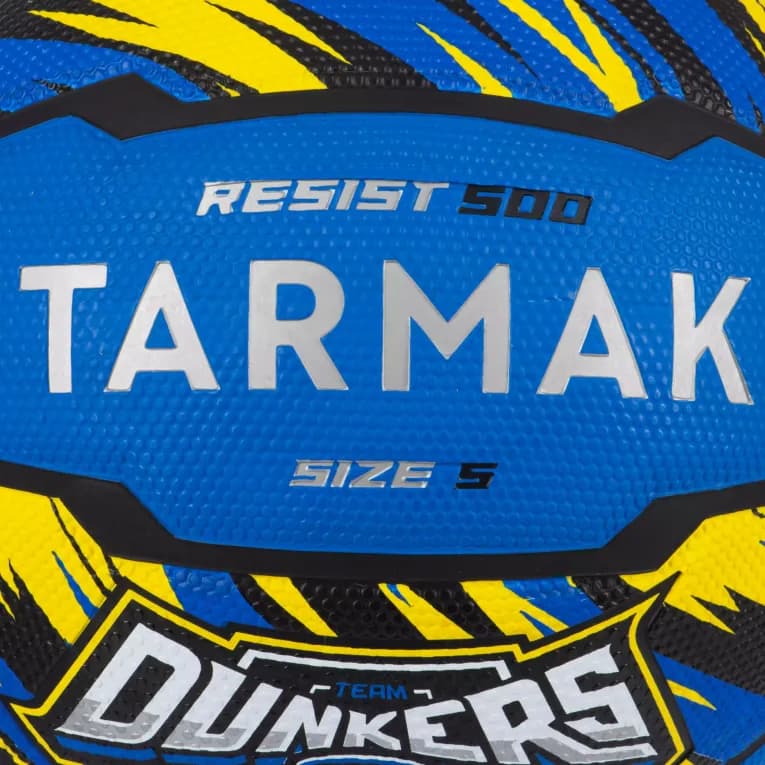 Мяч баскетбольный 5 размер синий Tarmak R500