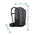 Рюкзак туристический 20 л. чёрный MH100 Quechua