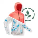 Толстовка флисовая женская оранжевая 500 Quechua