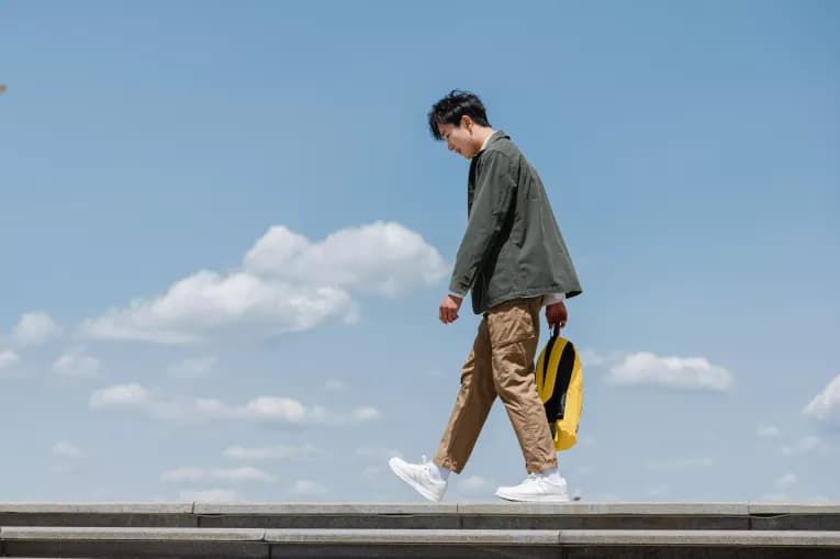 Кроссовки для ходьбы мужские белые Newfeel Activewalk Protect