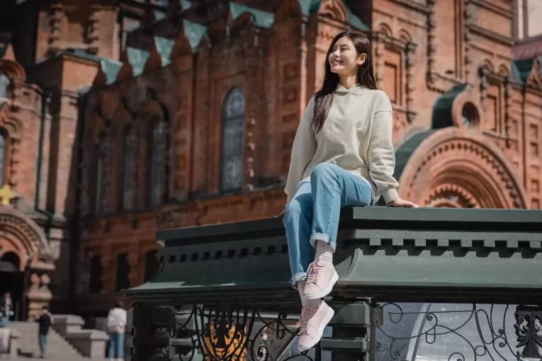 Кроссовки для ходьбы женские розовые Newfeel Activewalk Protect