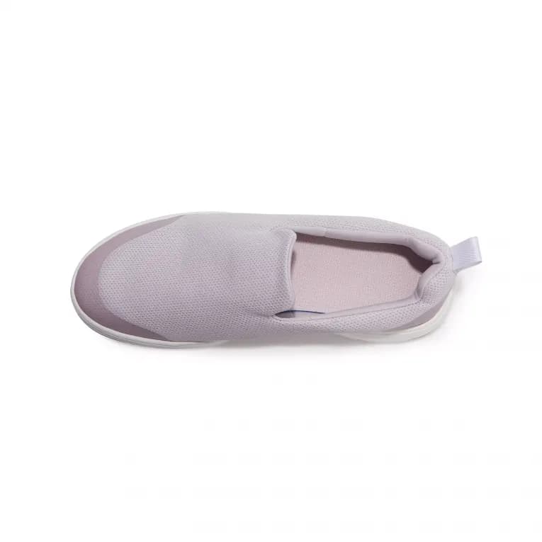 Кроссовки-слипоны для ходьбы женские серо-розовые Newfeel Activewalk Slip on