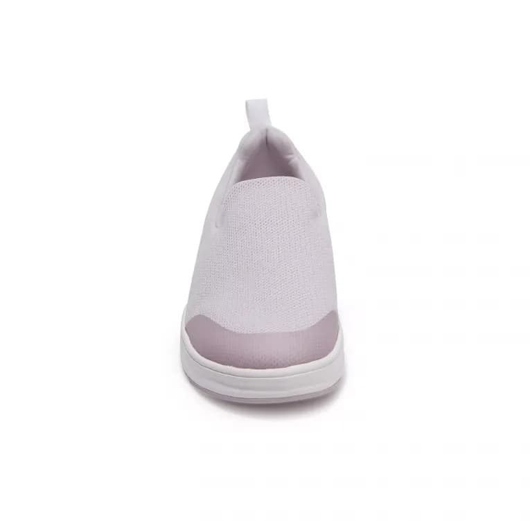 Кроссовки-слипоны для ходьбы женские серо-розовые Newfeel Activewalk Slip on