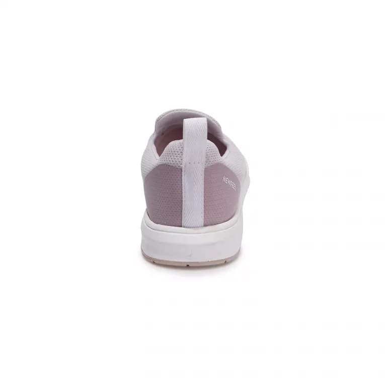 Кроссовки-слипоны для ходьбы женские серо-розовые Newfeel Activewalk Slip on