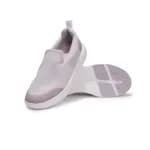 Кроссовки-слипоны для ходьбы женские серо-розовые Newfeel Activewalk Slip on