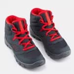 Кроссовки походные детские черно-красные MH100 MID Quechua