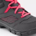 Кроссовки походные детские черно-розовые MH100 MID Quechua