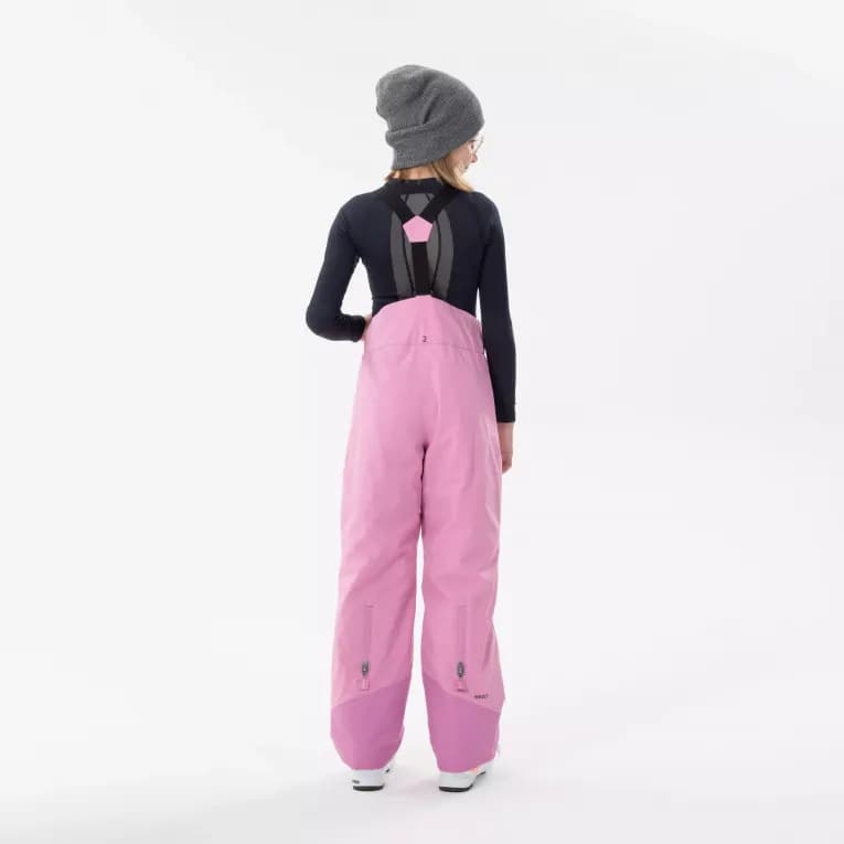 Брюки горнолыжные детские розовые Wedze 500
