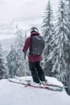 Брюки горнолыжные для фрирайда мужские черные Wedze 500