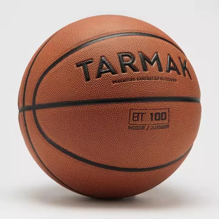 Мяч баскетбольный 7 размер коричневый Tarmak BT100