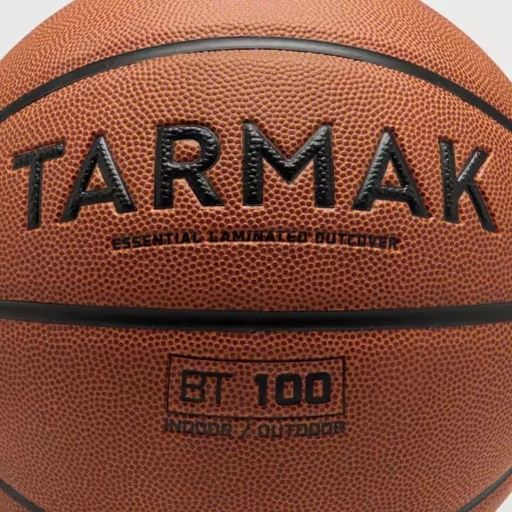 Мяч баскетбольный 7 размер коричневый Tarmak BT100