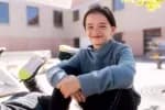 Толстовка детская зеленая Domyos 500