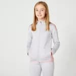 Спортивный костюм детский серо-розовый Domyos 500