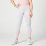 Спортивный костюм детский серо-розовый Domyos 500