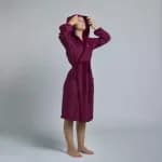 Банный халат женский фиолетовый Nabaiji WATKO