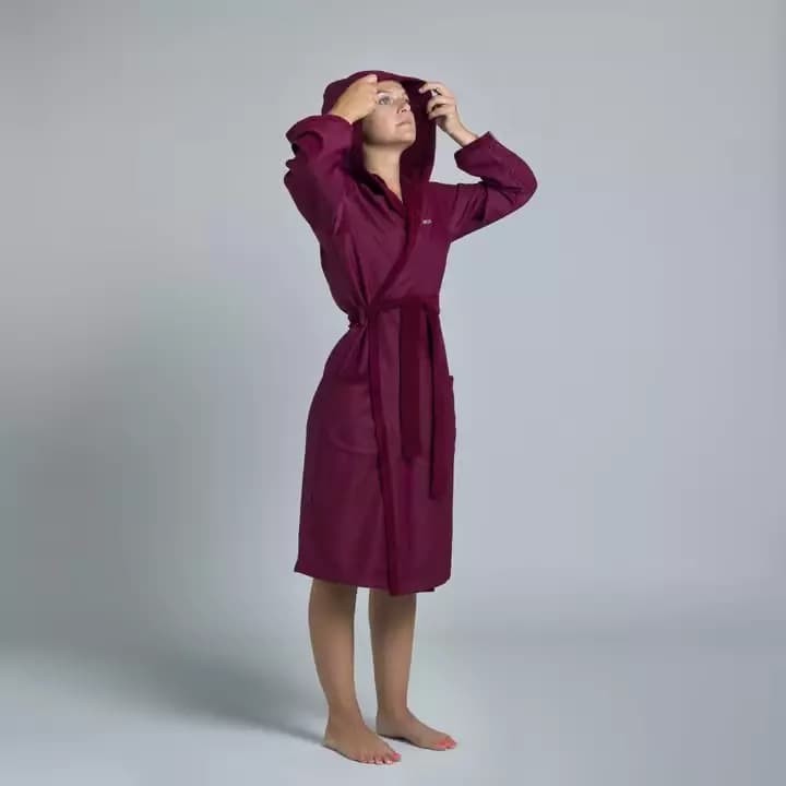 Банный халат женский фиолетовый Nabaiji WATKO