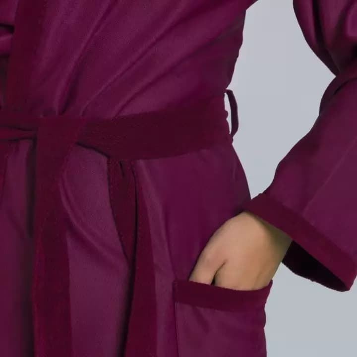 Банный халат женский фиолетовый Nabaiji WATKO