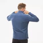 Джемпер флисовый мужской синий Quechua 100