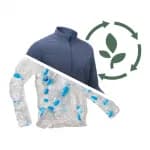 Джемпер флисовый мужской синий Quechua 300