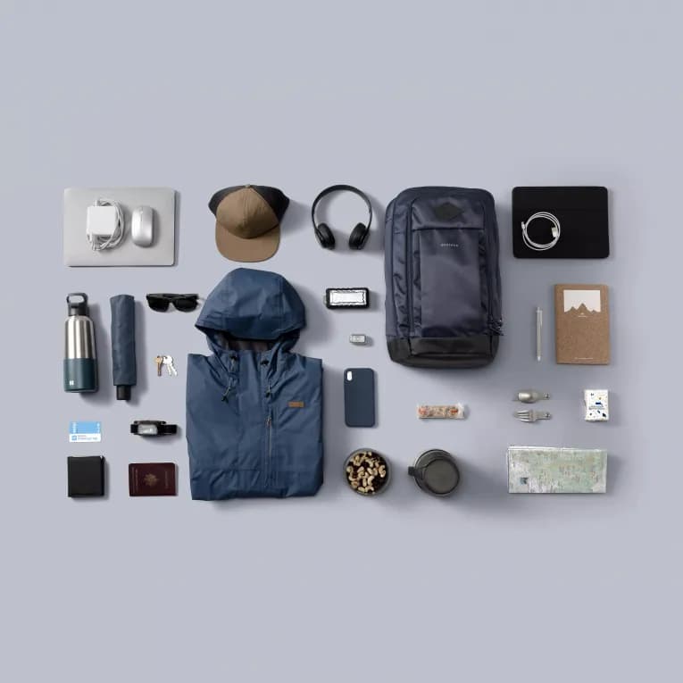 Рюкзак туристический 25 л. синий Quechua 500