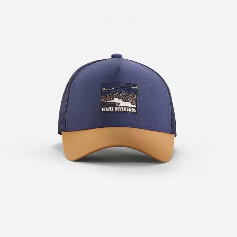 Кепка мужская синяя Forclaz Travel 500 Trucker