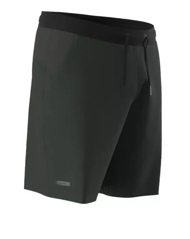 Шорты беговые мужские хаки Kalenji Dry 550