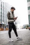 Кроссовки для ходьбы мужские серые Newfeel Actiwalk 500