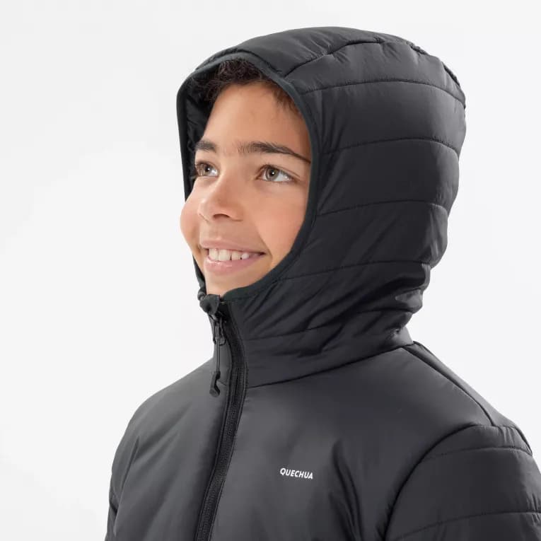 Куртка детская с капюшоном черная Quechua