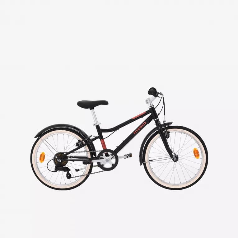 Велосипед подростковый 20" черный Rockrider 500 Riverside