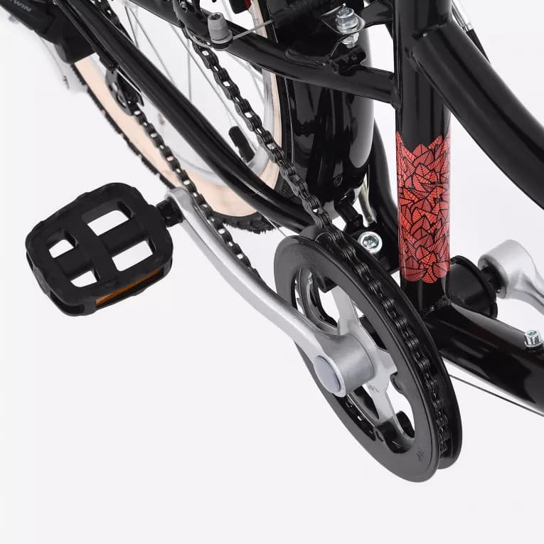 Велосипед подростковый 20" черный Rockrider 500 Riverside