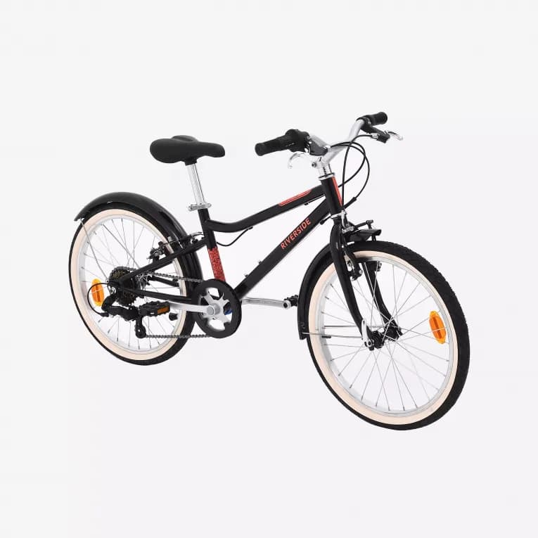 Велосипед подростковый 20" черный Rockrider 500 Riverside