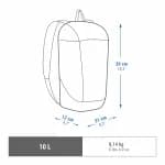 Рюкзак для походов 10л черный Quechua NH100