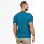 Футболка походная мужская синяя Quechua 500