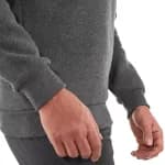 Джемпер походный мужской серый Quechua N150