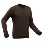 Джемпер походный мужской коричневый Quechua N150