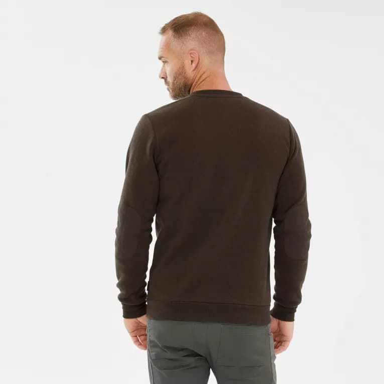 Джемпер походный мужской коричневый Quechua N150