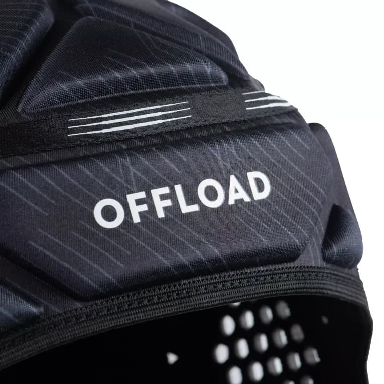 Шлем для регби для взрослых чёрный Offload 500