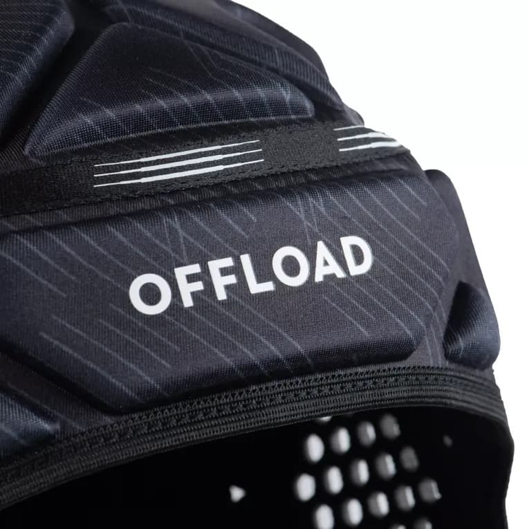 Шлем для регби для взрослых чёрный Offload 500