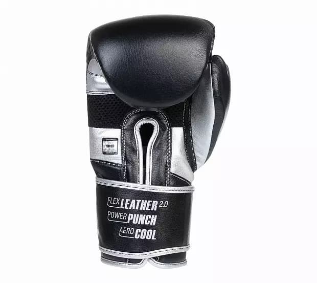 Перчатки боксёрские черно-серебристые Clinch Punch 2.0