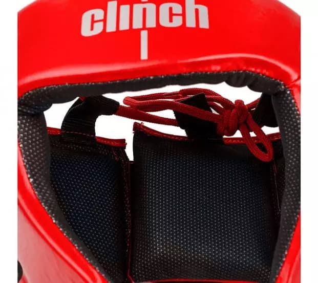 Боксерский шлем красный Clinch 900