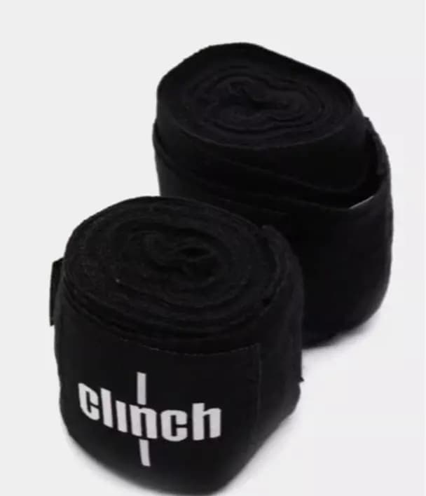 Бинт боксерский 3,5м черный Clinch