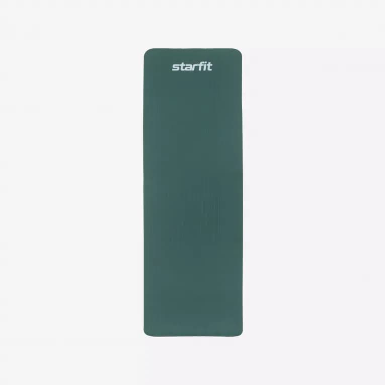 Коврик для фитнеса и йоги 12мм тёмно-зелёный Starfit