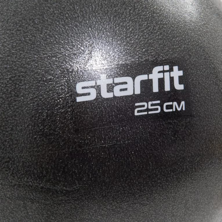 Мяч для пилатеса 25 см черный StarFit Core