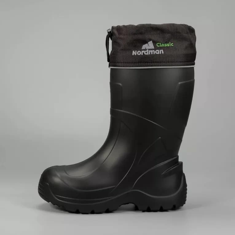 Сапоги с меховым вкладышем черные Nordman Classic Pro