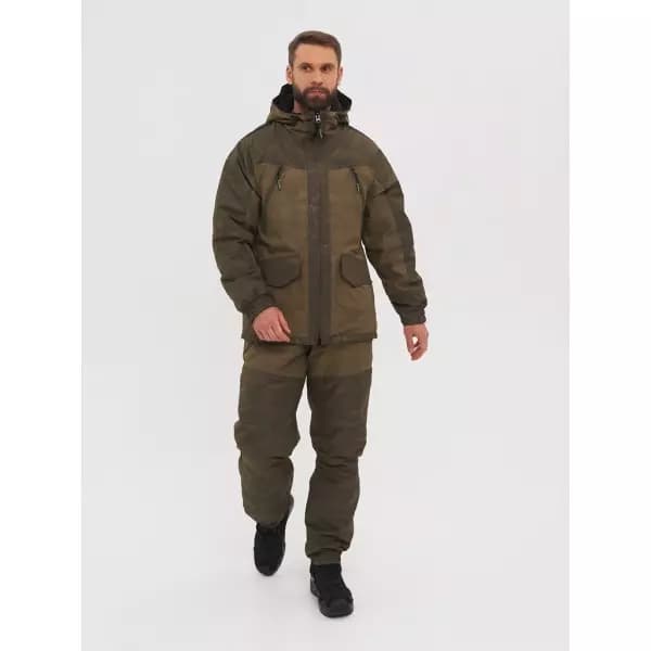 Костюм демисезонный Горка-Люкс Huntsman ткань Breathable Camo цвет Хаки