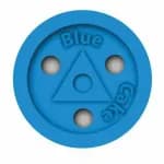 Шайба для хоккейных тренировок голубая Mad Guy Blue Cake