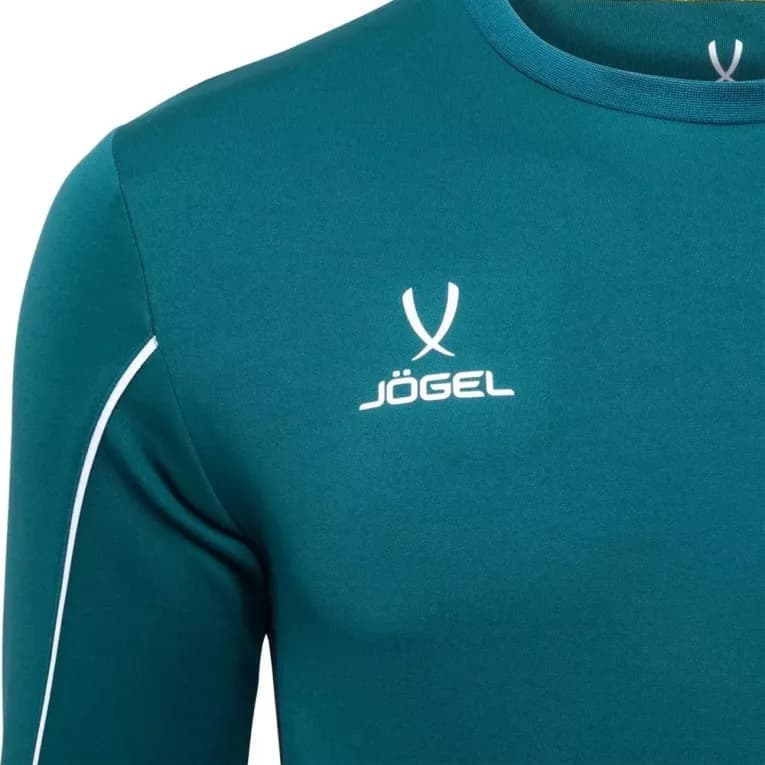 Футболка вратарская с длинными рукавами детская зеленая Jogel Camp GK Padded LS