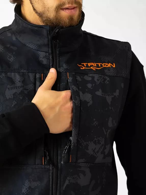 Жилет мужской чёрный TritonGear