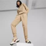 Брюки спортивные женские бежевые Puma Power Tape